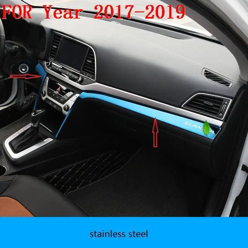 Кондиционер Система управления приборной панелью интерьер продвижение Automovil декоративные наклейки полосы яркий 17 18 19 для hyundai Elantra