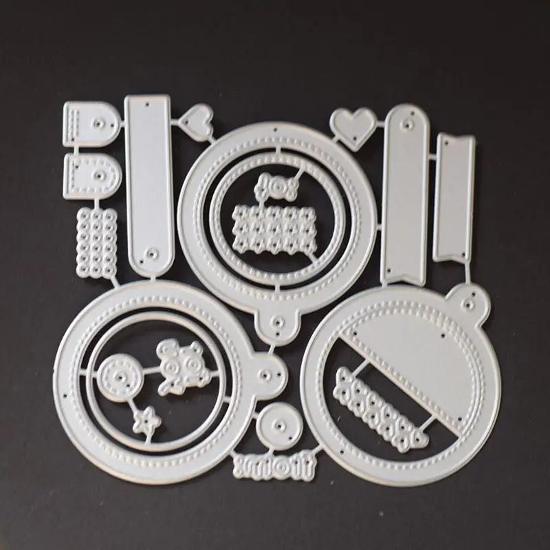 

Circle Frame Cutting Dies Stencil DIY Scrapbooking Album Stamp Paper Card Emboss