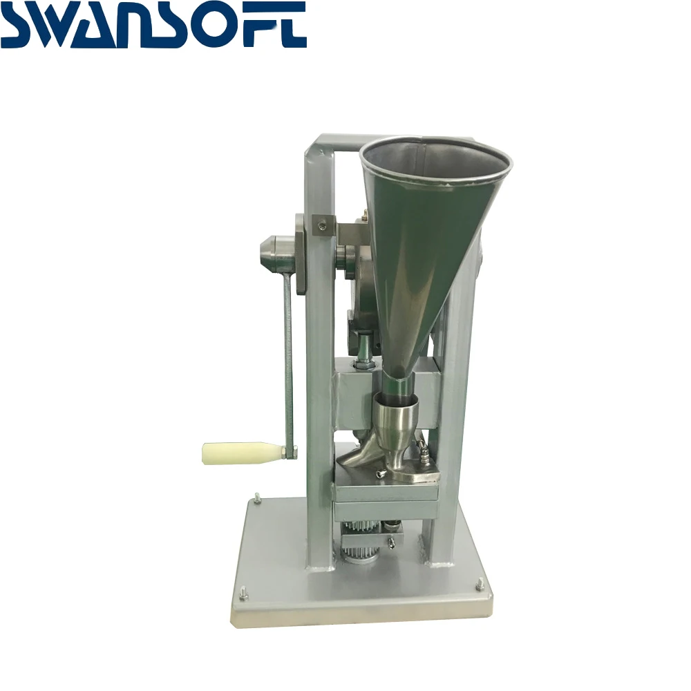 

SWANSOFT Manual Single punch tablet press machine TDP-0 /hand-operated / mini type 20KG