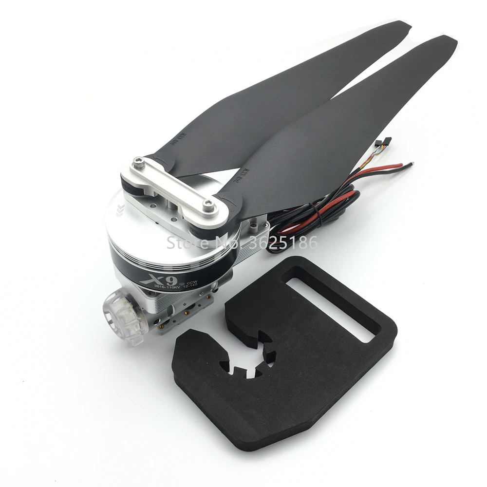 Hobbywing X9 Power System, voltage of the new version is 12-14S.