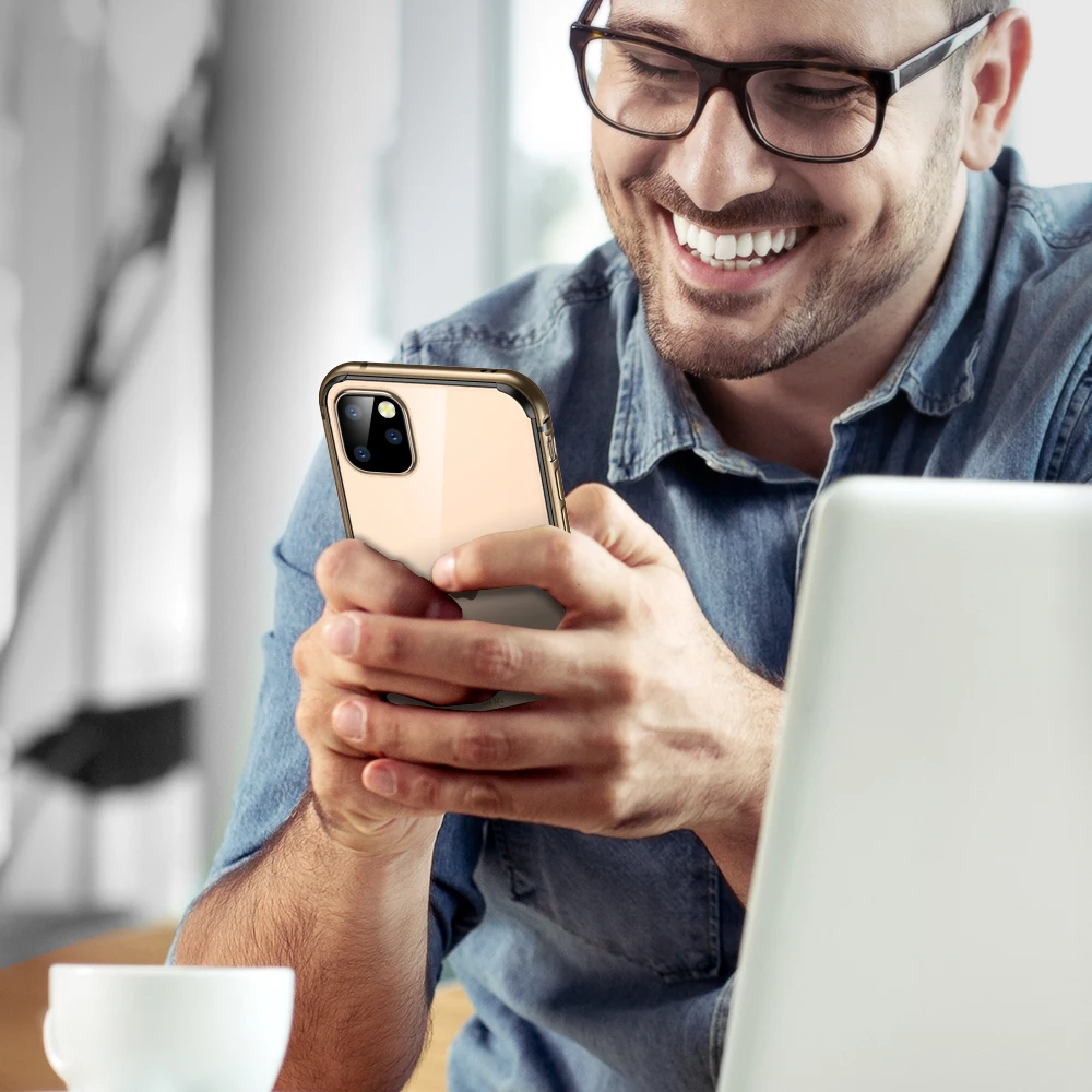 ESR Crown металлический бампер чехол для iPhone 11 11 Pro 11 Pro Max металлическая рамка Броня с мягким внутренним бампером роскошный противоударный чехол