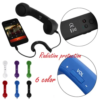 

Carprie 3.5mm Radiation Receiver Retro Phone Mobile Iphone Pc Tablet Pc Classic Phone Headset Microphone #10
