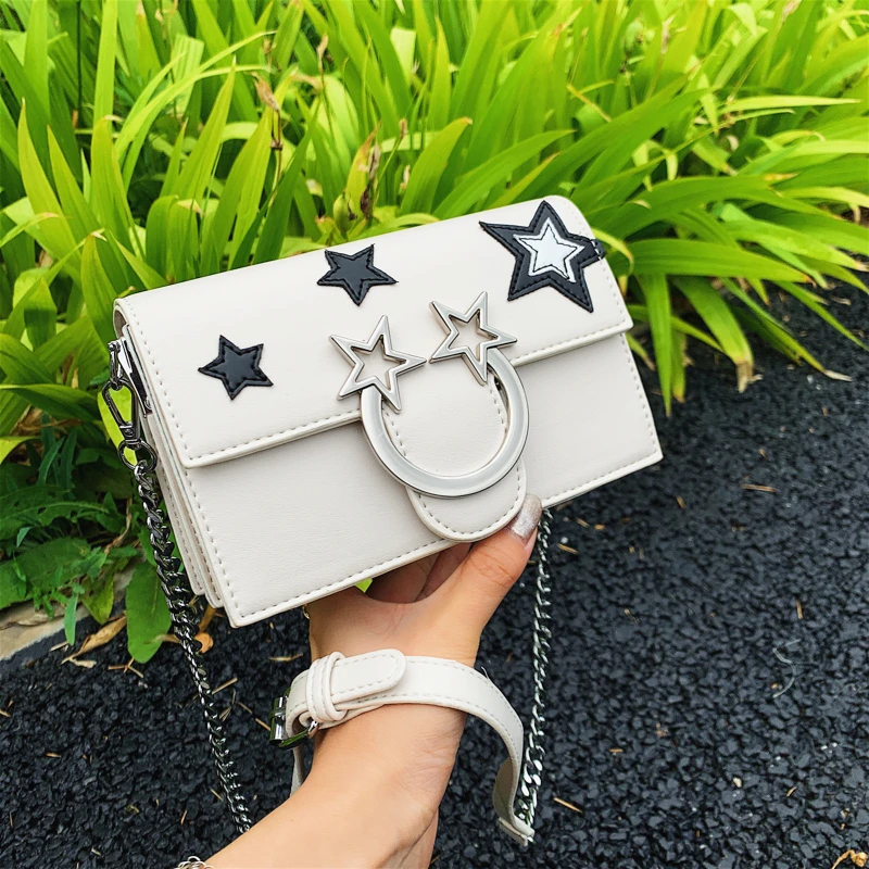 Модные сумки на плечо из искусственной кожи через цепочке для женщин 2020 женские