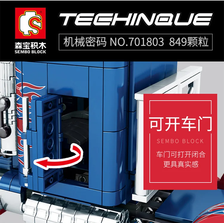 Technic Pull Back функциональная серия 849 шт. создатель основной грузовик Модель Кирпичи Строительные блоки игрушки для детей подарочные наборы к Рождеству