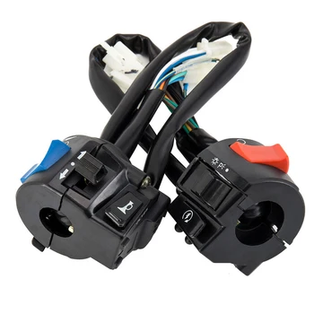 

1 Pair On Off Motorcycle Handle Switch Multifunctional Power Button Simple Control Scooter Universal Waterproof Light Indicator