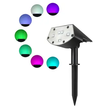 

Solar Lawn Lamp Outdoor Garden Plug Light Garden Spotlight High Brightness IP65 Waterproof Ground Plug Light