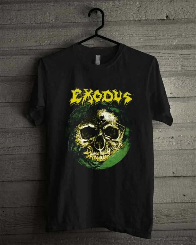 Футболка EXODUS 80s Tour 1989 аварийная трапеция металлическая лучшая перепечка