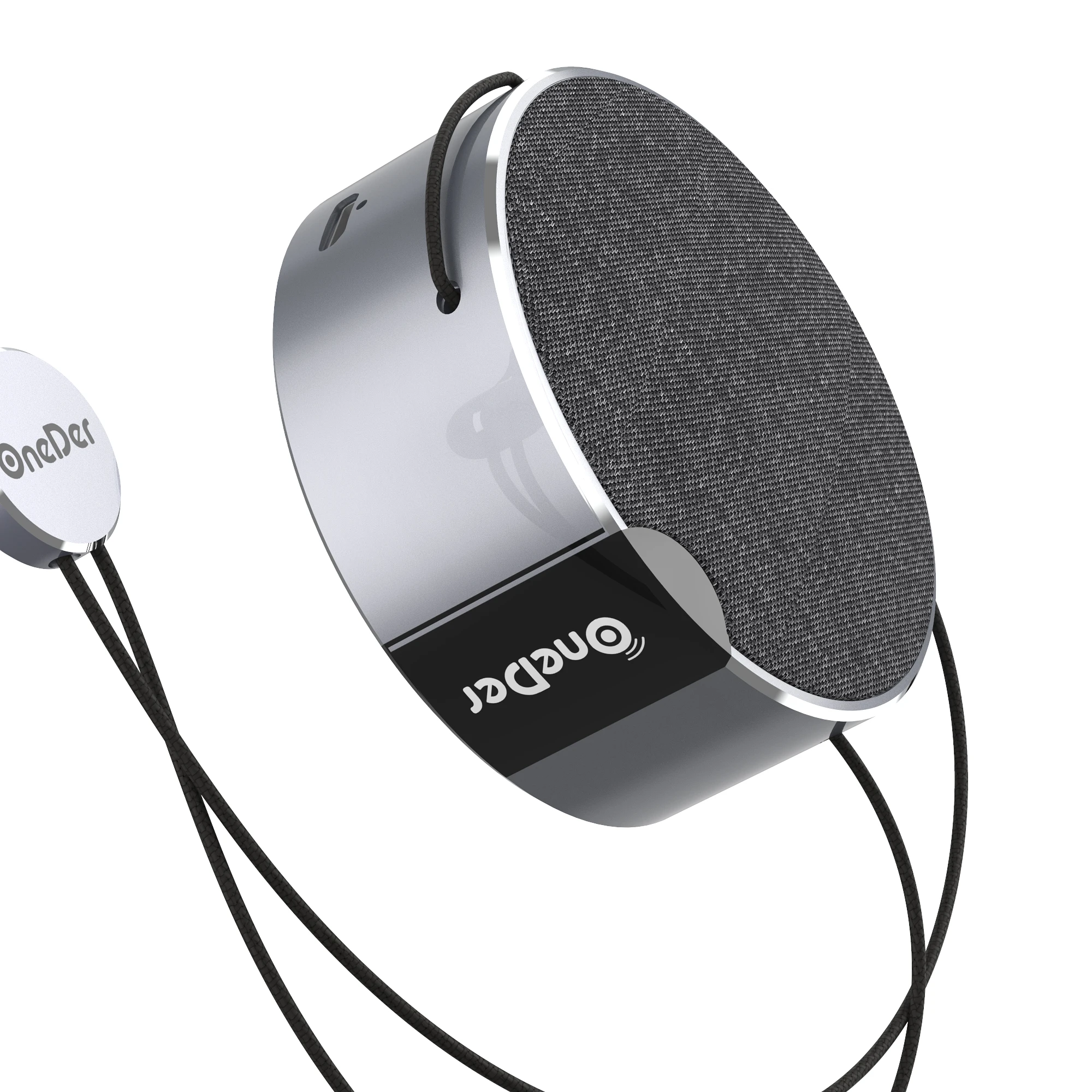 00:02 00:10 просмотр большего изображения OneDer V12 TWS Bluetooth динамик для телефона металлический дизайн с крючком открытый и закрытый мини-динамик O