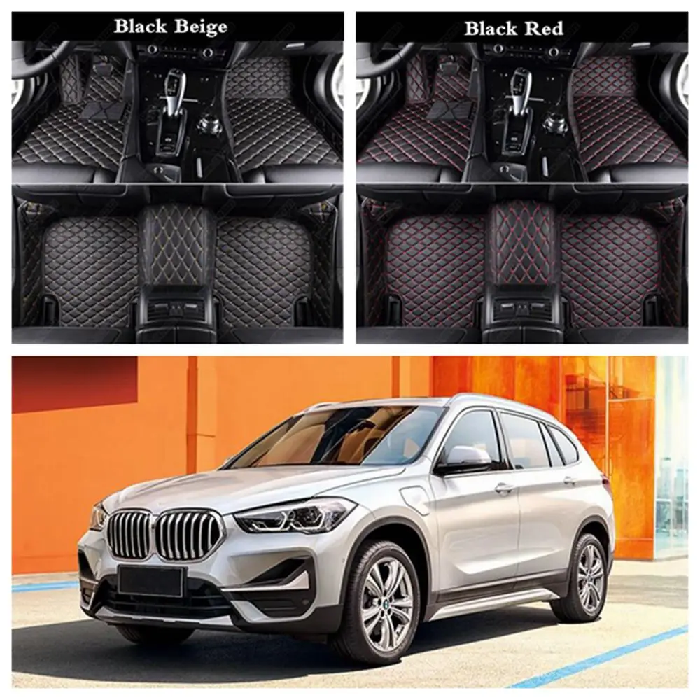 Авто Ковровое покрытие автомобиля коврики для BMW X1 E84 2009-2016 F48 2015-2022 X7 G07 2019 2020