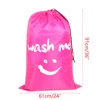 1pc Nylon Foldable Storage Bags Wash Drawstring Laundry Bag Organizer Wash Travel Storage Pouch Home Organizer Wholesale Hot 6