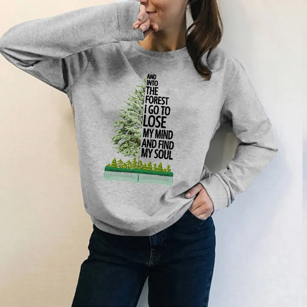 Roupas Femininas, с принтом, круглый вырез, Толстый Пуловер, Корейская версия, толстовки, женская одежда, длинный рукав, плюс толстовка