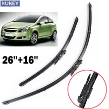 Xukey 2 шт./компл. стеклоочистители для Opel Corsa D 2006 2007 2008 2009 2010 2011 2012 2013 лобового стекла стеклоочиститель 2" 16"