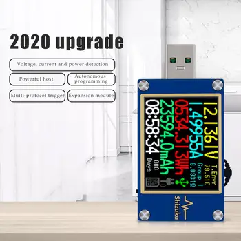 

USB Meter Current Power Detector Reader Multifunctional PD Tester With LCD Display Voltage Current Capacity Reader