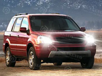 

For HONDA-Pilot 2003-2005-2X 6000K White LED Headlight Bulbs High/Low Beam Fog Lights Off Road Fog Lights Vintage
