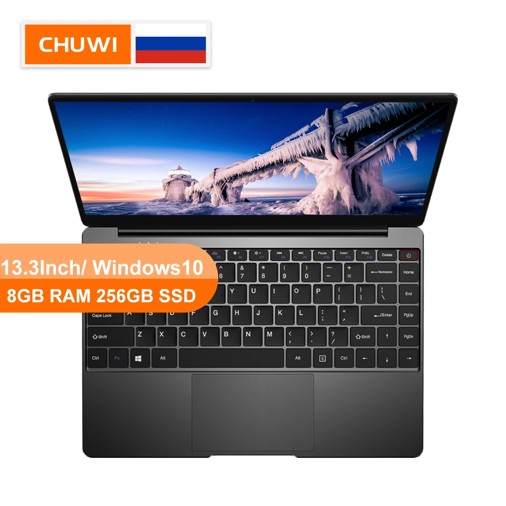 CHUWI AeroBook Intel Core M3 6Y30 13,3 дюйма Windows 10 8 GB Оперативная память 256 GB SSD ноутбук с подсветкой клавиатуры металлическая крышка ноутбука