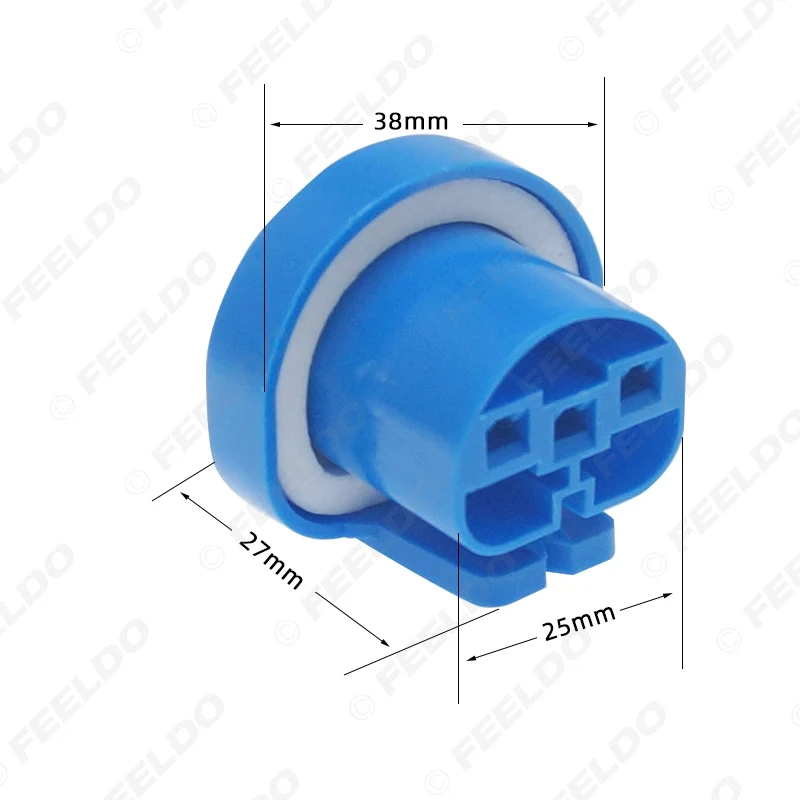 FEELDO 10 шт. авто мотоцикл 9004-21/HB1/9007/HB5 HID светодиодный лампы DIY Быстрый адаптер разъем Концевая заглушка# FD6153