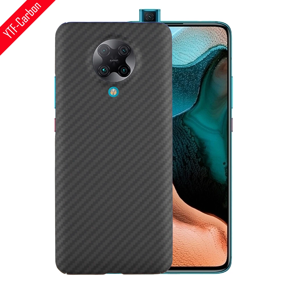 YTF-carbon carbon fiber phone case For redmi K30 Pro Ultra-thin Aramid fiber Anti-fall business cover case redmi K30 Ultra