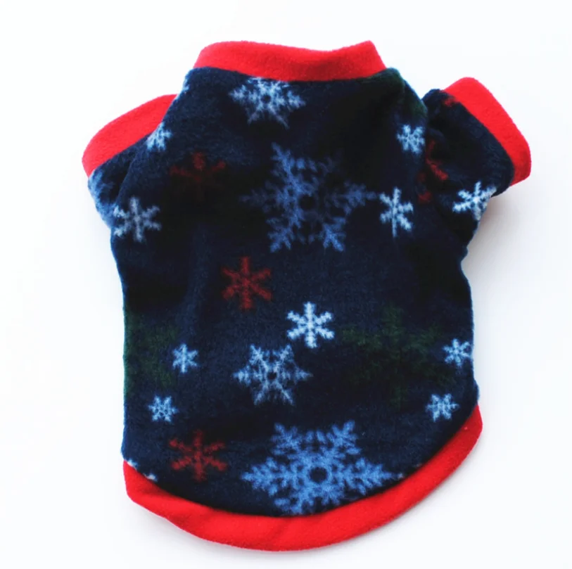 Pet clothes spring and autumn thickening fleece rags fleece sturdy warm sweater big dog collar collar fleece traction buckle