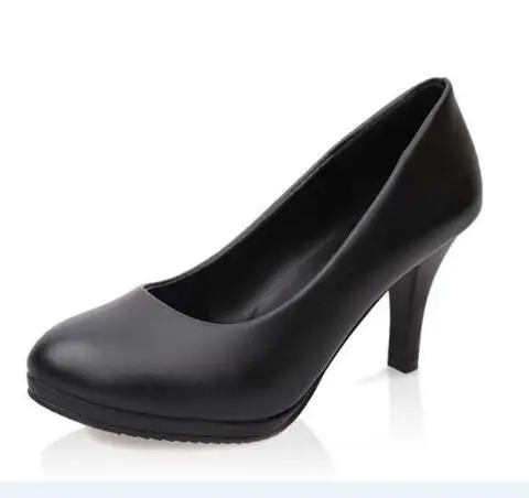 matt black Cevabule/Новинка года; женские классические туфли-лодочки; женские туфли-лодочки на платформе и каблуке 9 см; женские туфли-лодочки черного цвета с красной подошвой - Цвет: matt black