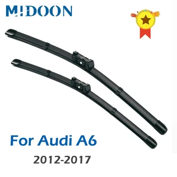 

26"+21"Windshield Windscreen Wiper Blades For Audi A6 C7 Front Window Wiper 2012 2013 2014 2015 2016 2017 Bracketless