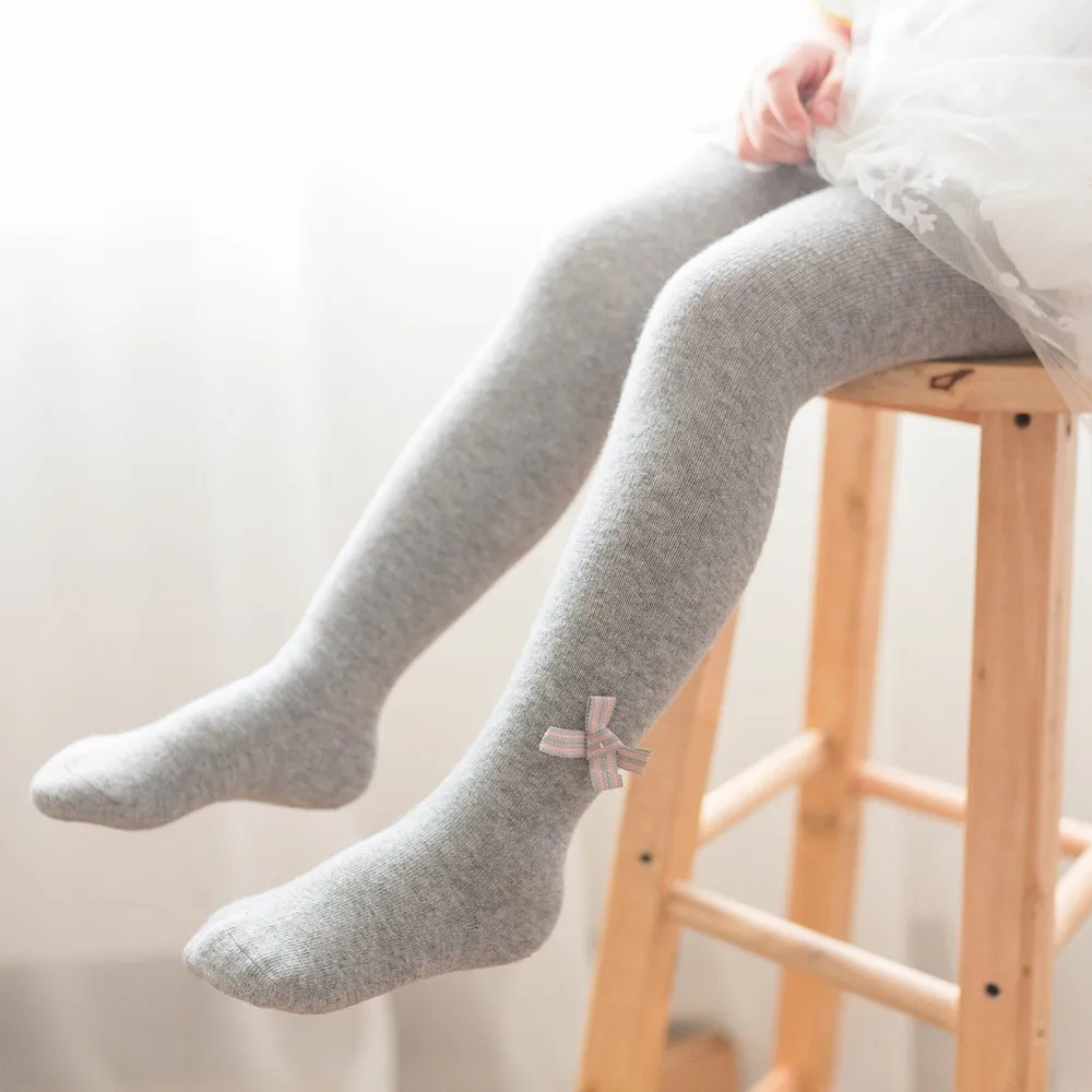 Baby Cute Pantyhose Kids tights Knee Toddler Baby Kids Girls Letter Bow Stockings Panty Hose Pants Trousers Clothes For 0-4 Year