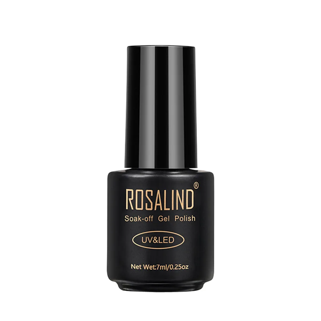 ROSALIND 7 мл Гель-лак для ногтей светящийся гель Яркий для дизайна ногтей маникюрный дизайн светодиодный/УФ лампа для украшения ногтей верхнее Базовое покрытие