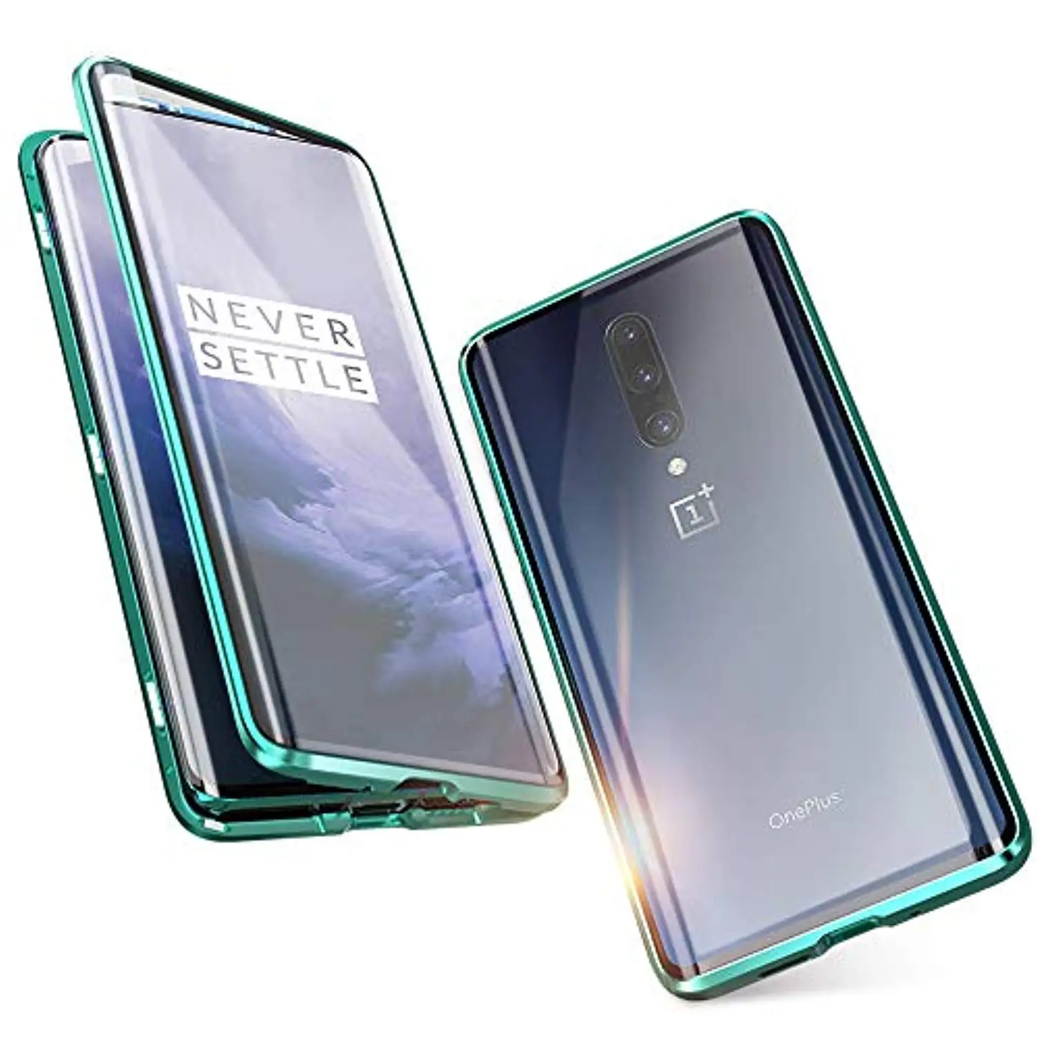Green 360 Полный Магнитный задний стеклянный чехол для телефона XiaoMi 9 SE 9T Pro 8 A3 A2 6X RedMi Note 7 K20 7A крышка металлическая броня для телефона-Чехол - Цвет: Green