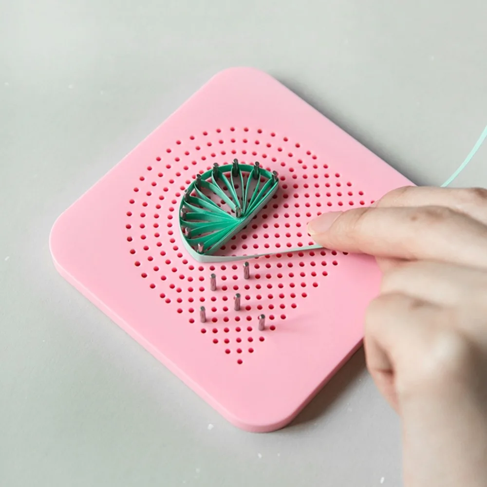 Квиллинг бумажный обмоточный диск бытовой рулон Моталка для прокладочной бумаги Сделай Сам бумага для рукоделия инструменты в том числе 20 игл