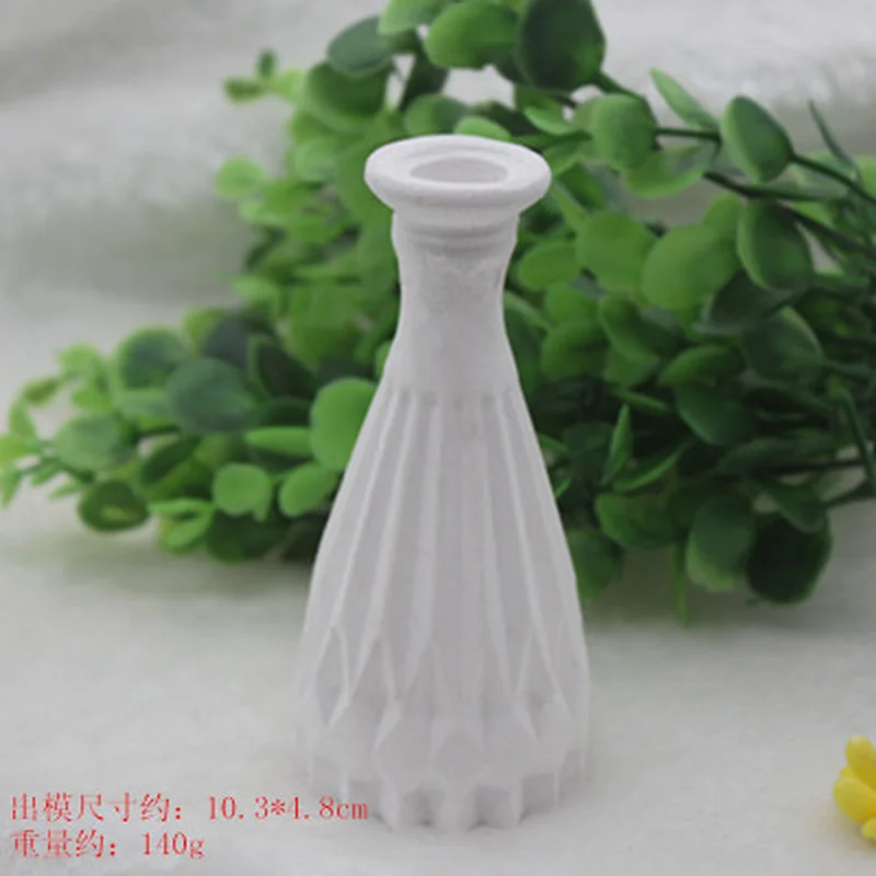 DIY креативная ваза для изготовления силиконовой формы для ароматического гипса бутылки 3D глиняные формы