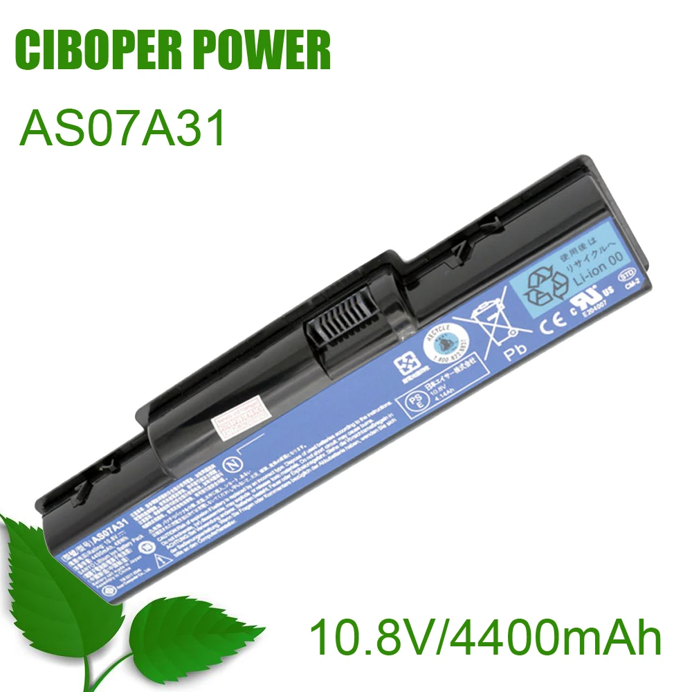 

Genuine CP Laptop Battery AS07A31 10.8V 4400mAh For 2930G 4710G 4720G 4720ZG 4930G 5740G AS07A41 AS07A32 AS07A71 AS07A51 AS07A42