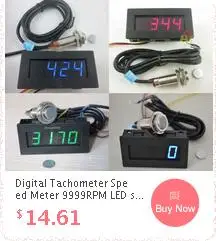 Dc 12V 24v светодиодный цифровой измеритель температуры-40 °C~+ 120 °C термометр температуры с датчиком 1,5 м f/автомобиль/вода/воздух/крытый/открытый