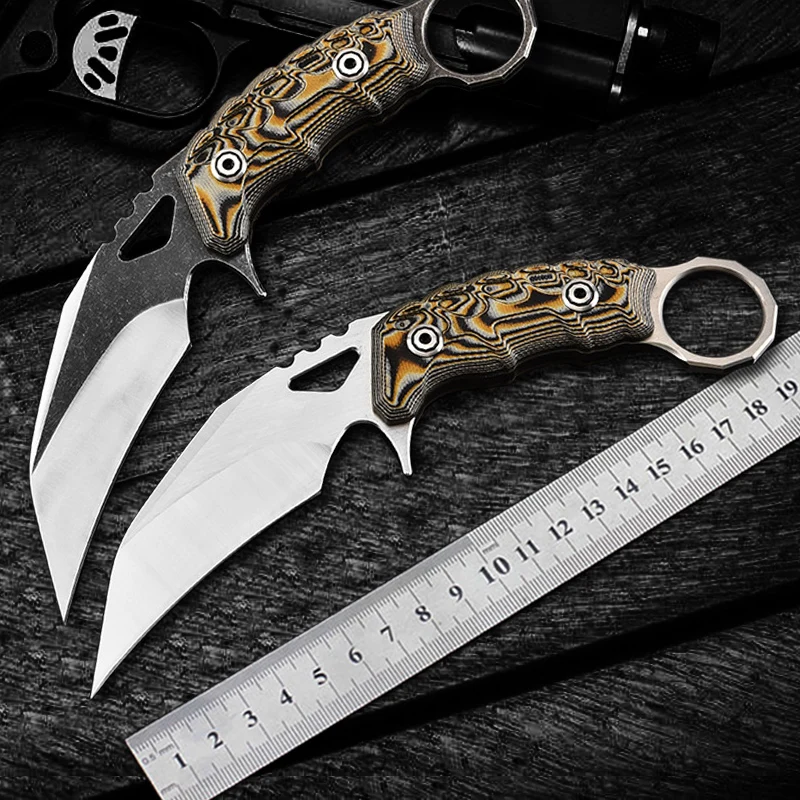 Керамбит Karambit CS GO тактический боевой нож D2 сталь острый открытый Самозащита коготь нож выживания карманные ножи кемпинг Охота EDC нож охотничий