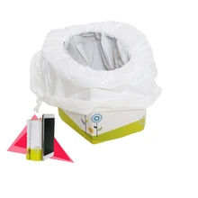 Портативный складной детский тренировочный Туалет детская бумага дорожная Горшок детский мочесборник с пятью сумками