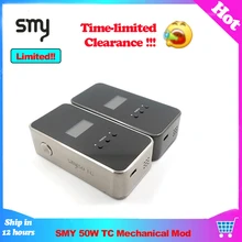 Зазор SMY 50 TC механический мод 50 Вт мини-бокс 18650 пара SMY 50TC контроль температуры мод vs люкс мод