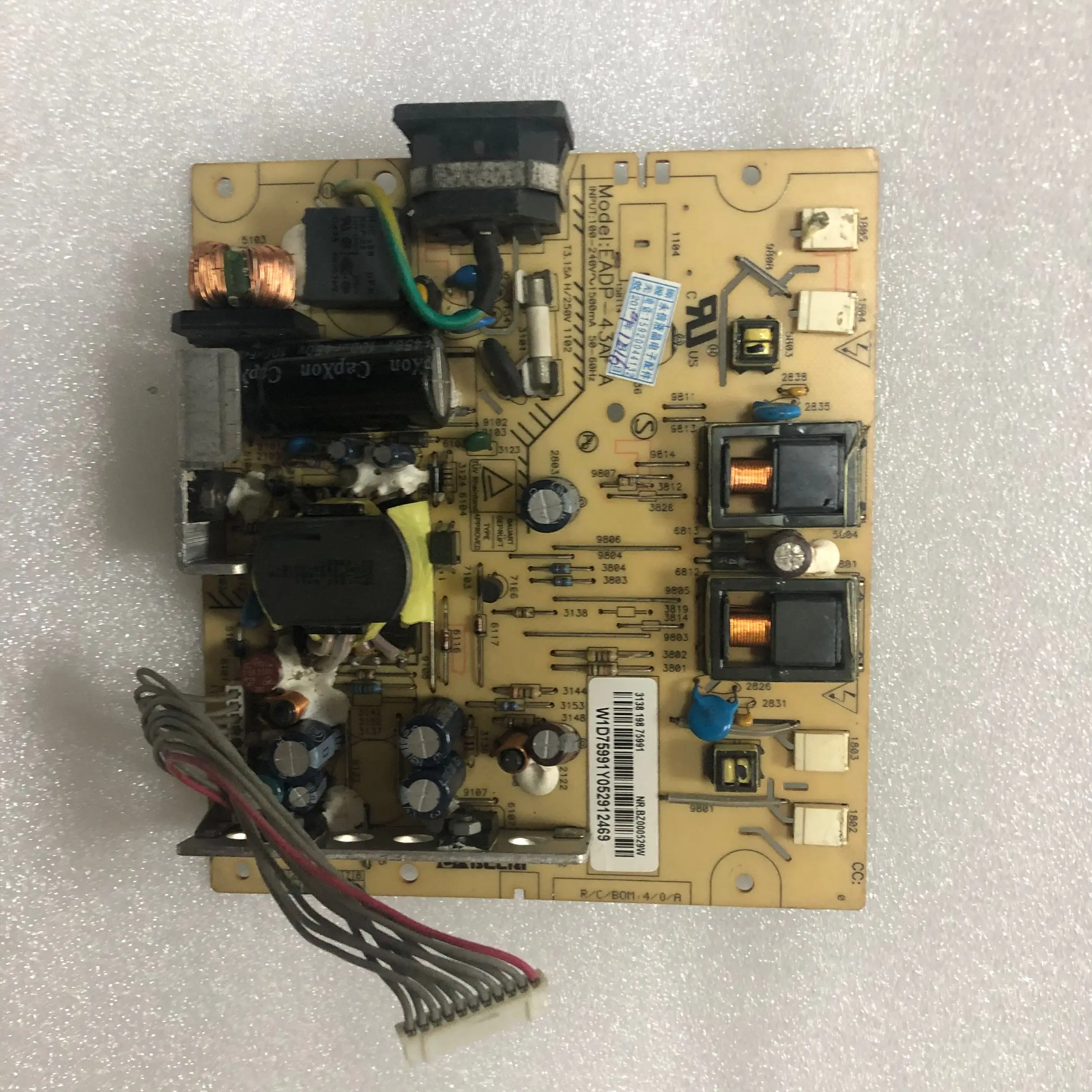 Бесплатная доставка оригинальный 100% тест для philips 170S6 190S6 190C6 170B6 170C6 EADP 43AF