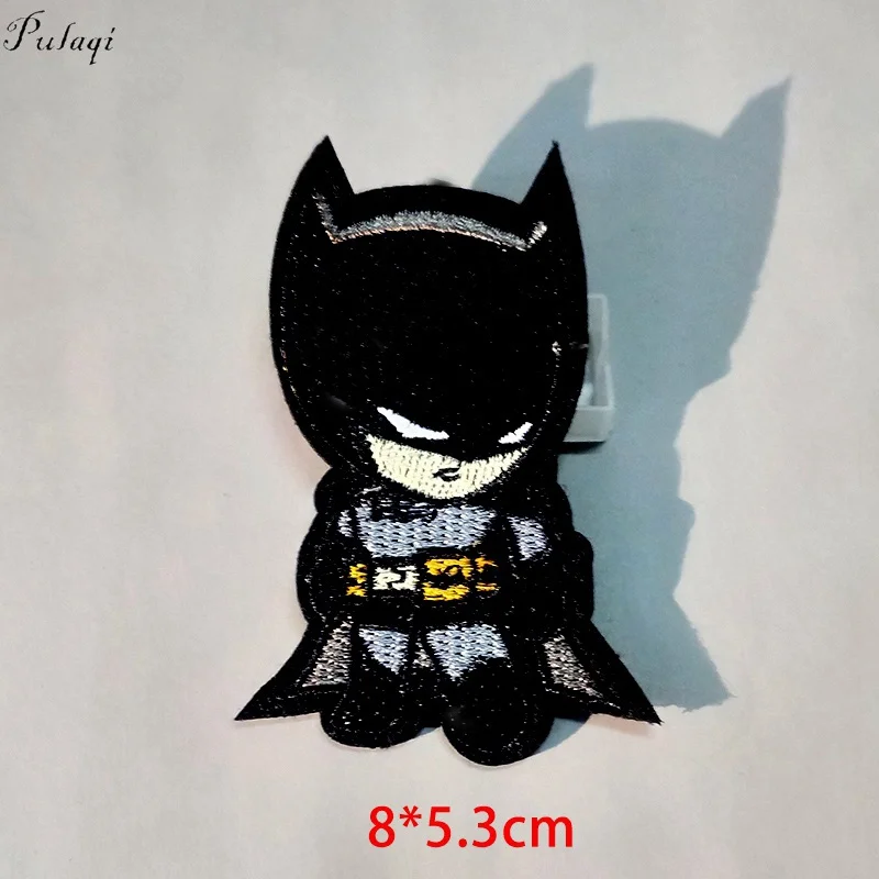 5P-PE4185CT Pulaqi Sequin Avengers Patch DIY Embroidered Patches For Clothing Sew On Patches Cartoon Marvel Stickers Badge Patch For Clothes - Цвет: 5P-PE4185CT