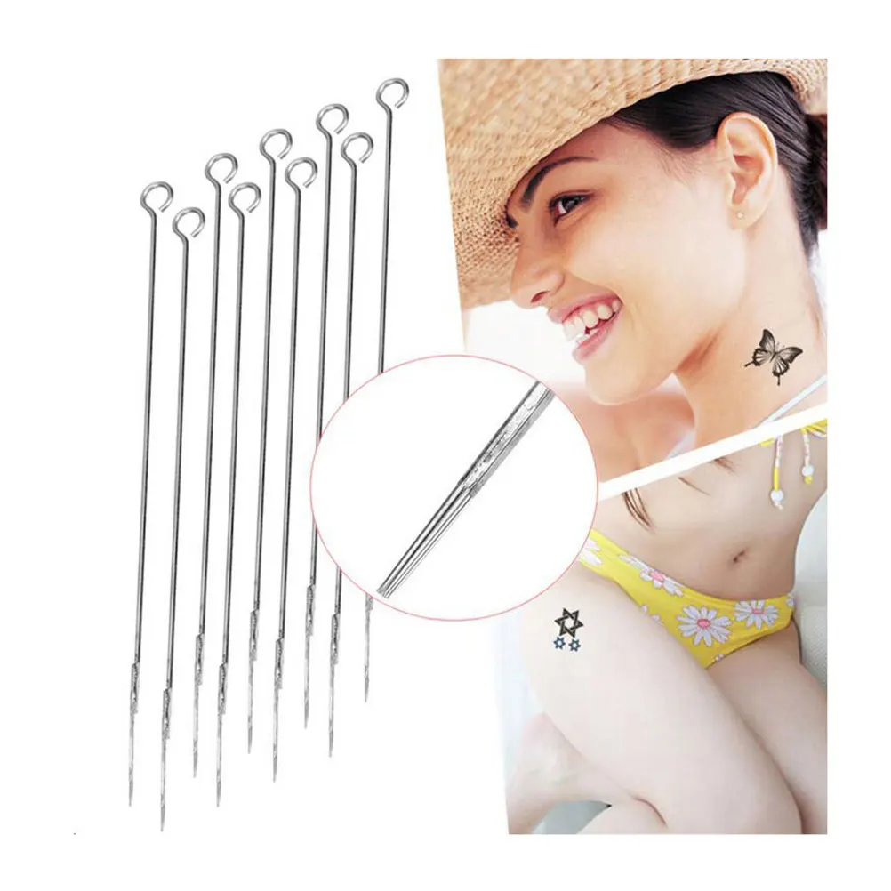 50 профессиональные иглы татуировки 3RL/5RL/7RL/9RL одноразовые Ассорти стерильные иглы татуировки инструменты для татуировок