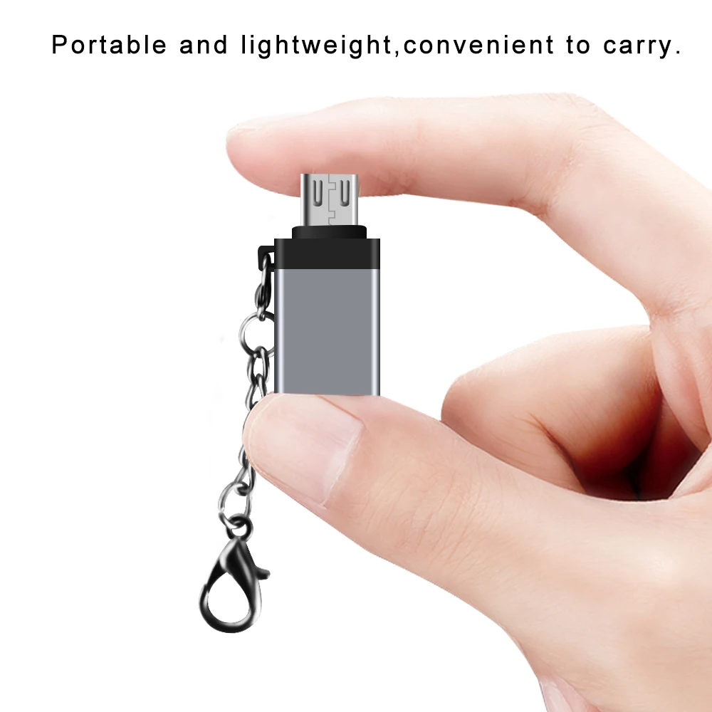 Переходник ANSEIP [3 шт. в упаковке] адаптер OTG Micro B с USB 3 0 на b коннектор для зарядки и