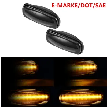 

Dynamic Flowing LED Side Marker Turn Signal Lights Sequential LED Fender Light For Land Rover Discovery 2 Defernder Freelander1
