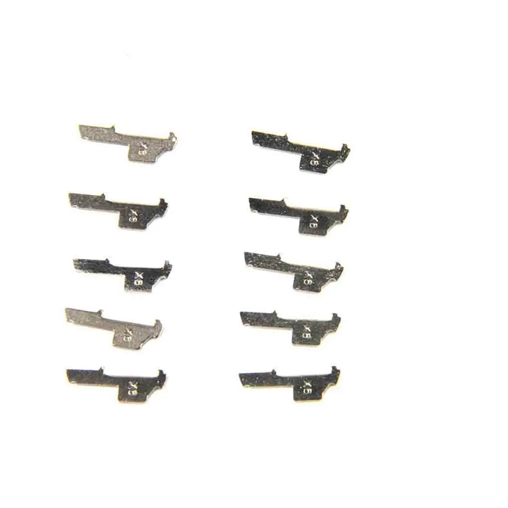 60 шт./компл. Автомобильный Замок Замена пластины для Honda HON66 латунный замок Reed авто ключ ремкомплекты для замков автомобильные аксессуары