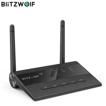 

Blitzwolf BW-BR5 bluetooth V5.0 Portable Music Audio Receiver Transmitter Dual Antenna 2 in 1 Adapter Wireless Adapter