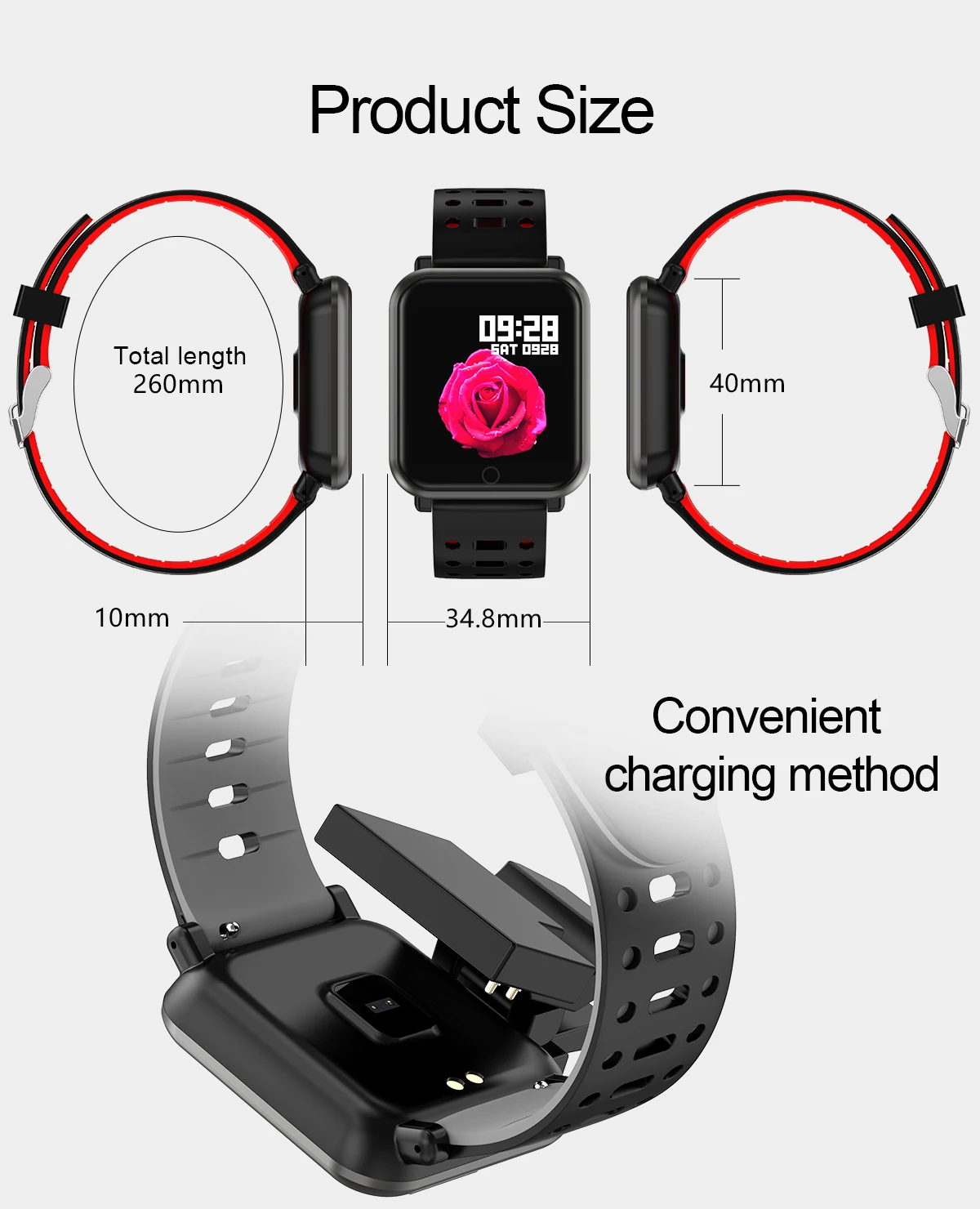 CSTINKJET P11 Bluetooth 4,0 IP67 спортивный умный Браслет, высокая производительность сердечного ритма фитнес квадратный браслет