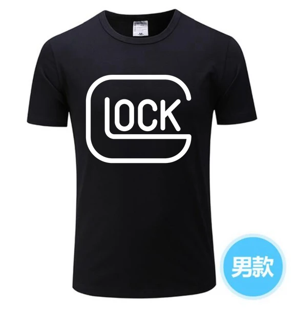 2021 Men's Tshirt Glock T Shirt Unique T-Shirt 100% Cotton Graphic Tee Short Sleeve TShirt 15Color Unisex Women Men Tshirts | Мужская