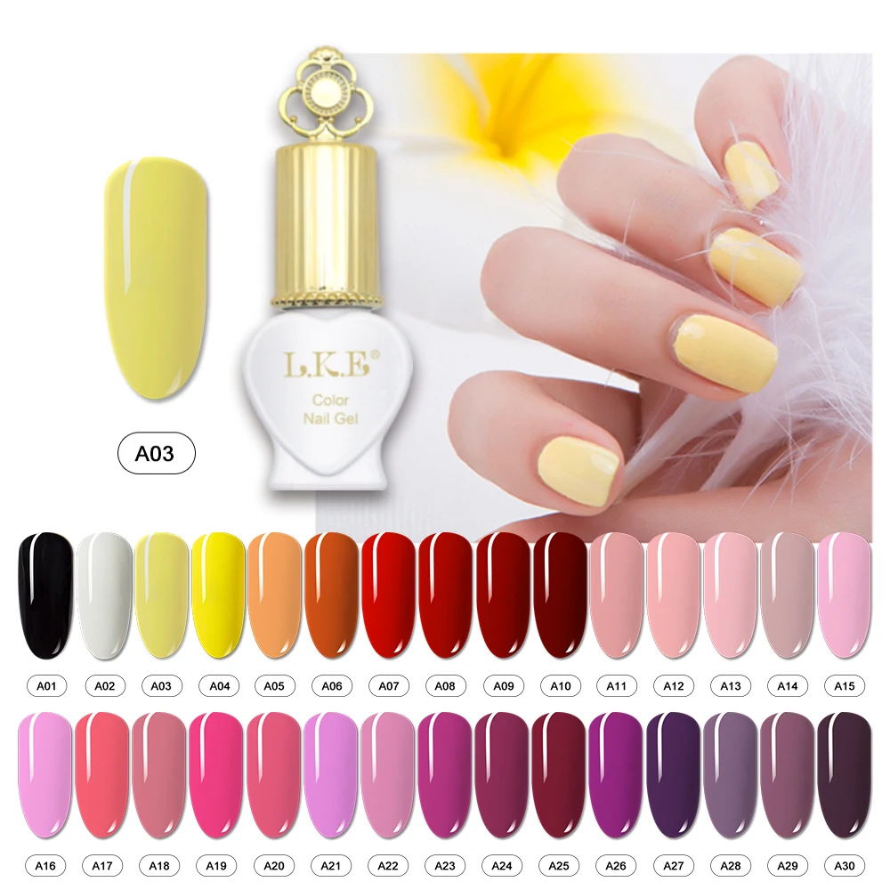 

Gel Varnish UV Nail Gel Polish Soak Off Gel Lacquer Long Lasting Hybrid Painting Need Matte Top Coat For DIY Art Design