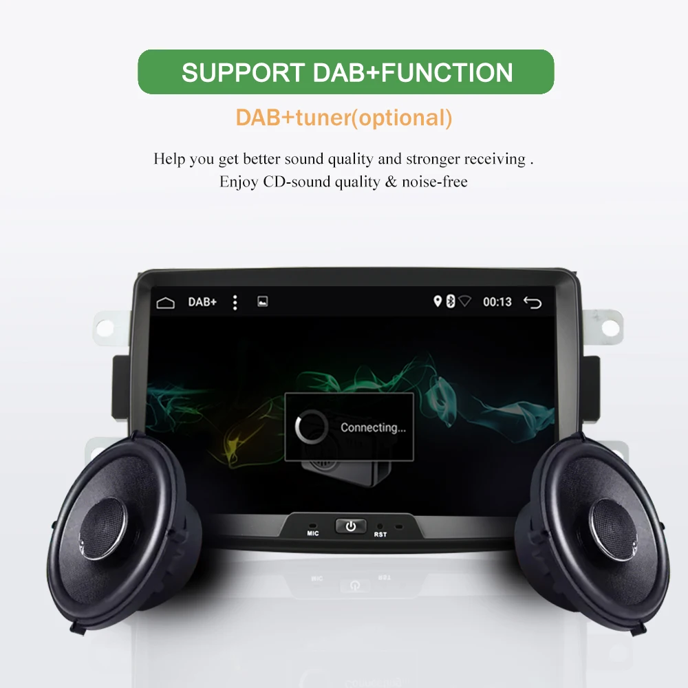 Sale Bonroad 8" Android 9.0 Car Multimedia Player For Renault Duster Dacia 2012-2015 Car Radio Ram GPS Navigation 4G Rom 64G 5