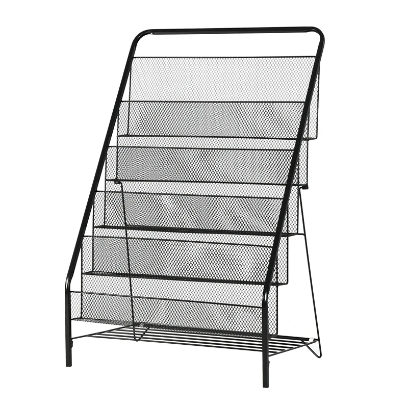 

Children's bookshelf iron kindergarten picture book rack baby magazine storage rack child storage floor newspaper rack
