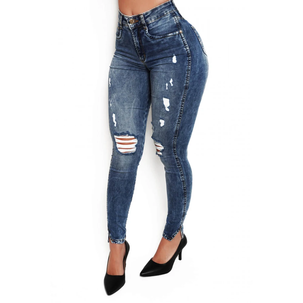 Stretch Distressed Jeggings