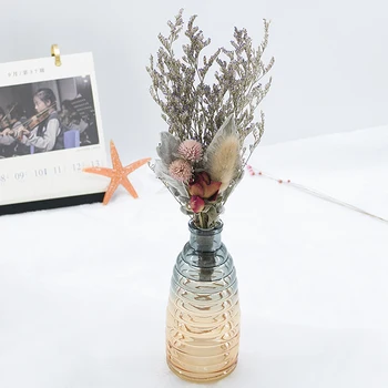 

1pcs Dried Flowers Rose Crystal Grass Natural Flowers Bouquet Wedding Home Decoration Valentine's Day Gift Photo Backdrop Decor