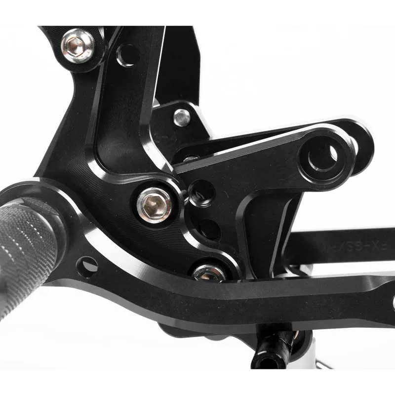 SMOK педаль мотоцикла для Suzuki GSXR1000 2000 2001 2002 2003 2004 Красный Черный алюминиевый сплав Rearset подножки стояк