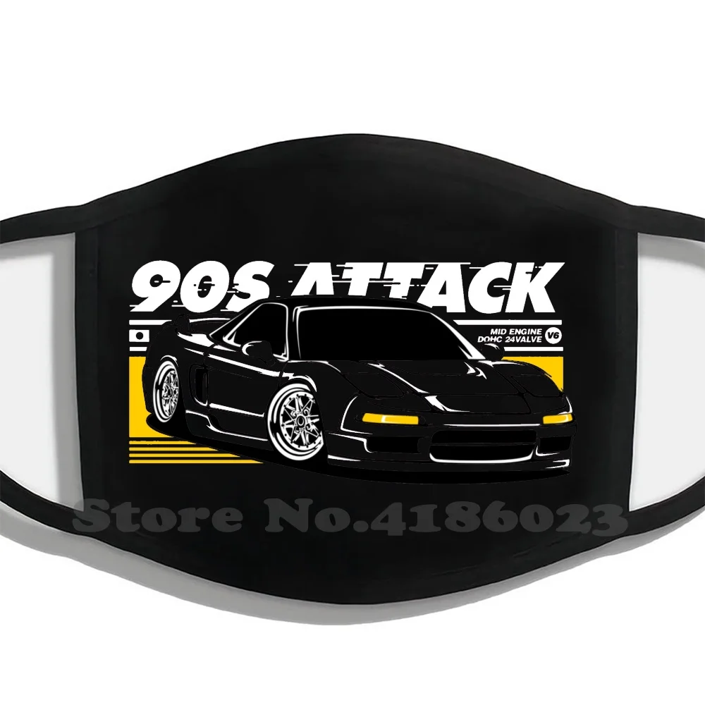 Nsx 90S атака модная смешная маска для рта хонденкс Acura Acuransx Jdm jaчисленar